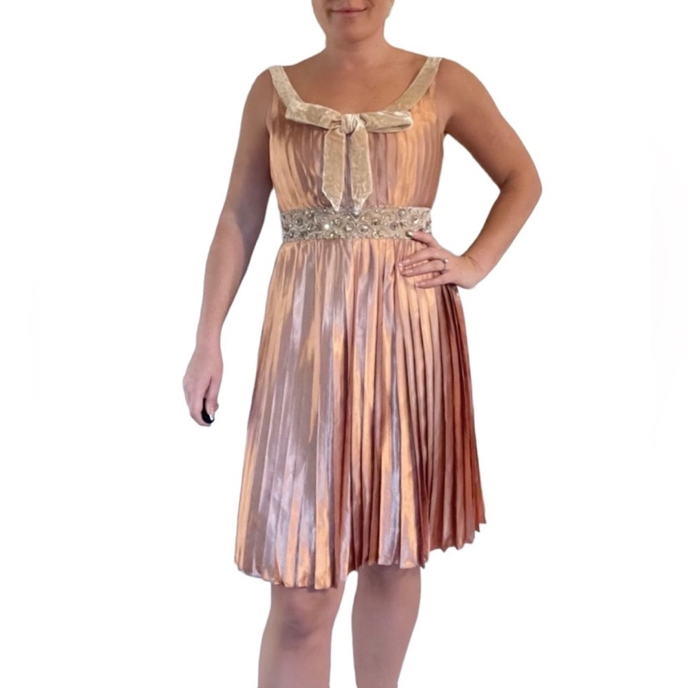 Jovani Cocktail Dress Bronze